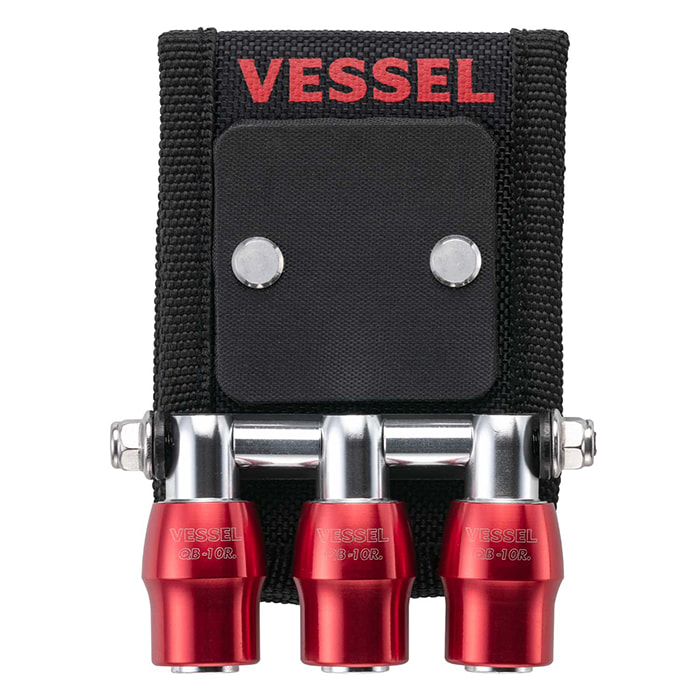QB-10MB3 クイックキャッチャー３連ホルダー マグネット付 VESSEL