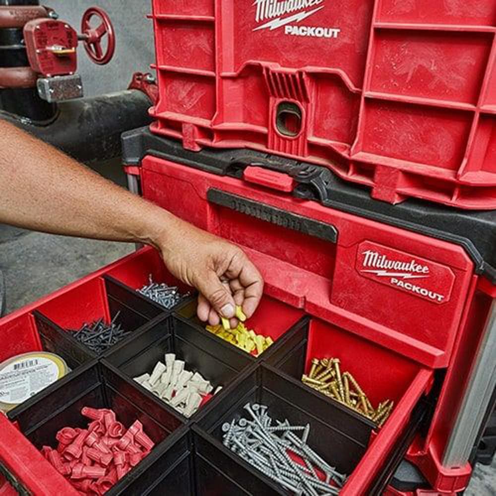 MIlwaukee 48-22-8442 PACKOUT 引き出し収納 2段 ｜ 道具屋オンライン