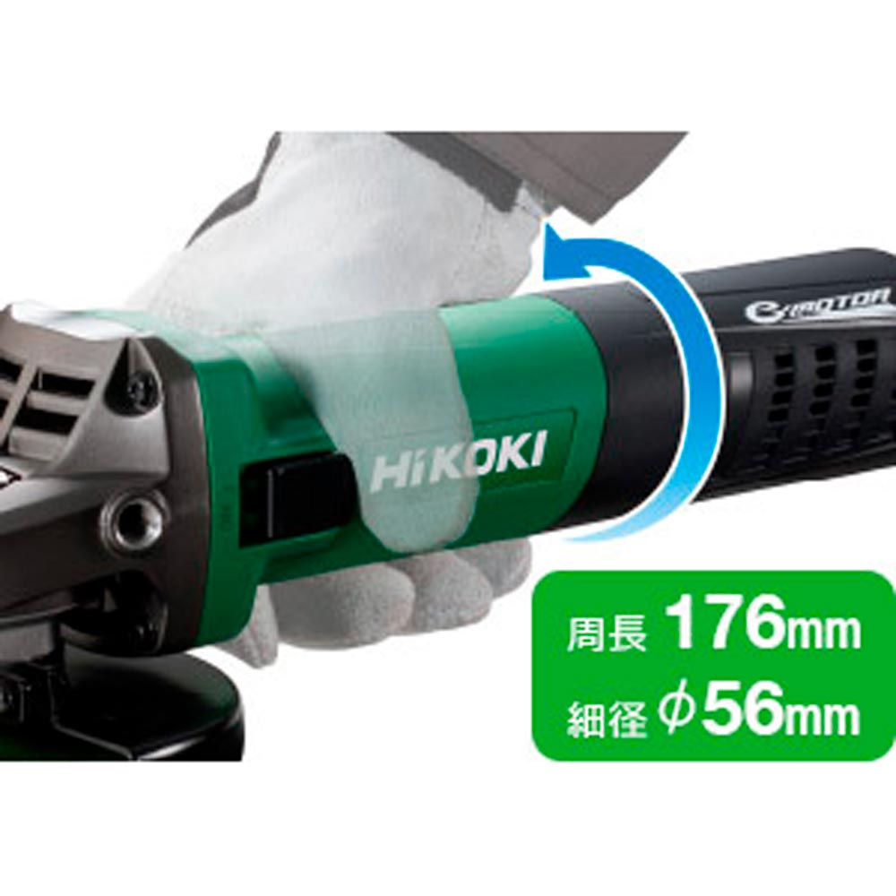 ☆未使用品☆ HIKOKI ハイコーキ 100mm 100V 電子ディスクグラインダ G10BYE2 細径 ブレーキ付 ※希望小売価格 27,800円(税別)の品 72586