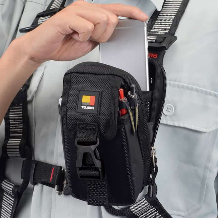 でおすすめアイテム。 タジマ 腰袋 着脱腰袋 着脱式パーツケース 胸用2段 SFPCN-CB2 discoversvg.com