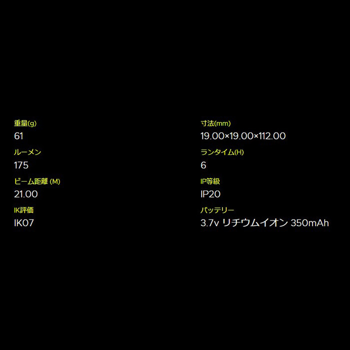 IL-175R COMPACT FOLDING INSPECTION LIGHT UNILITE（ユニライト）