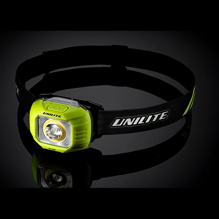 HT-650R DUAL LED DUAL POWER HEDTORCH　UNILITE