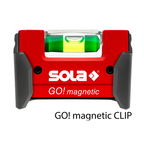 1621201 GO!magnetic CLIP コンパクトスピリットレベル マグネット/クリップ付き