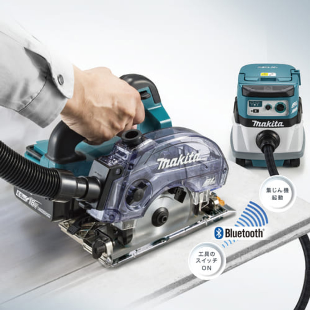 ☆比較的綺麗☆makita マキタ 18V 125mm充電式 防じんマルノコ KS513D バッテリー1個 (18V 6.0AH) 防塵丸鋸 充電式丸のこ 79381