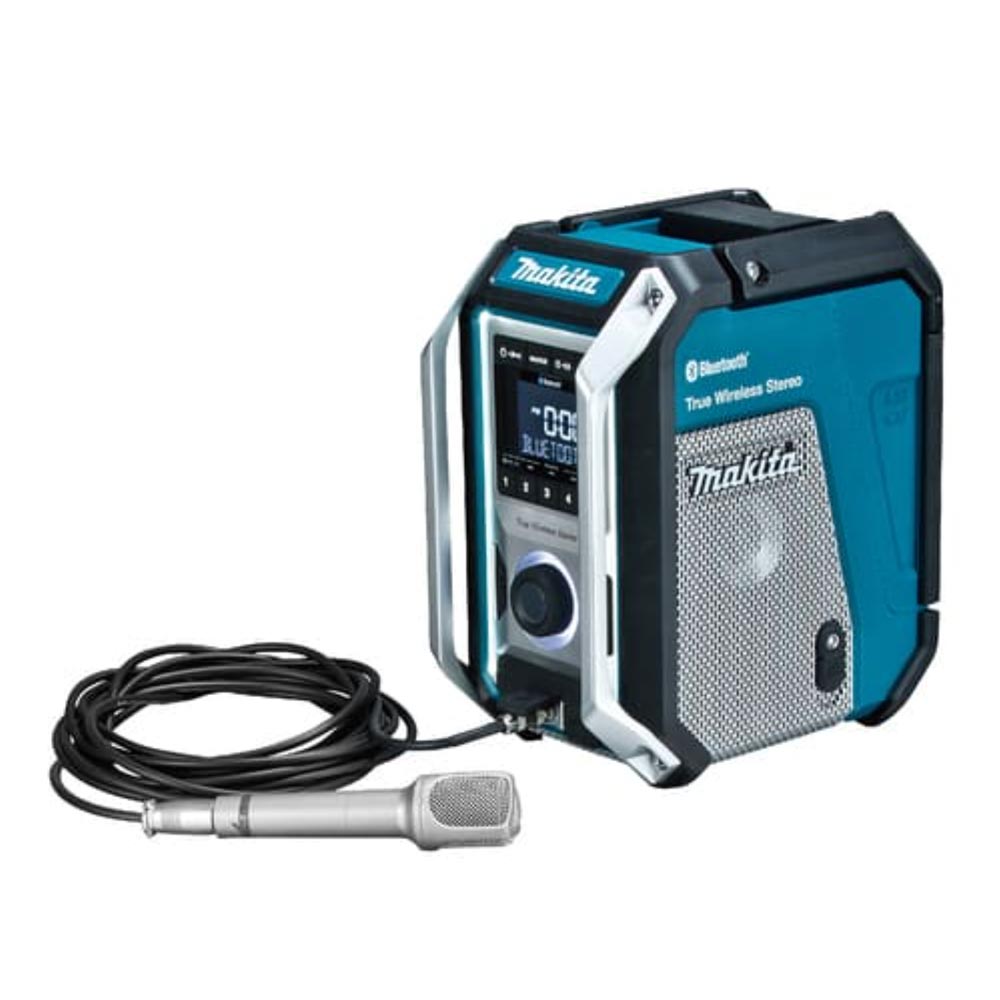 ☆美品☆makita マキタ 10.8V～18V 充電式ラジオ MR113 ACアダプタ付き 現場ラジオ 作業ラジオ ポータブルラジオ 69604