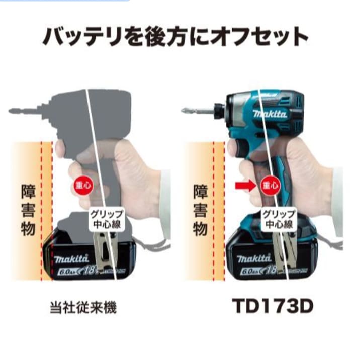 TD173D 充電式インパクトドライバー 18V