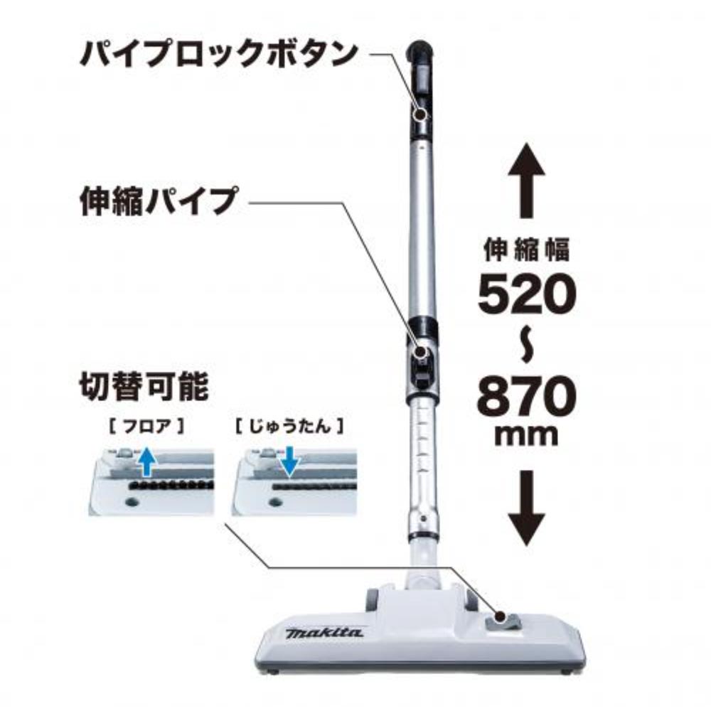 年間定番 マキタ乾湿両用 充電式集じん機36v