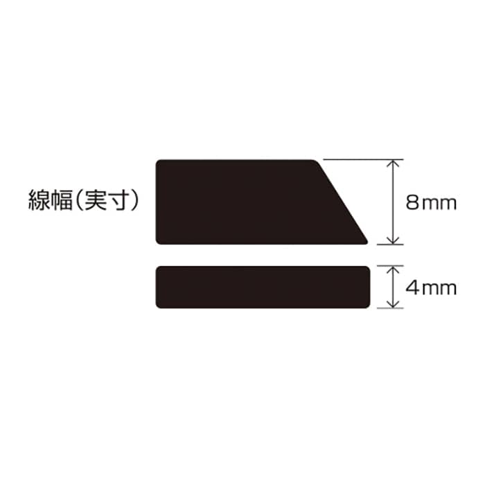 ZENM-F 全天候マーカー 太字･角芯